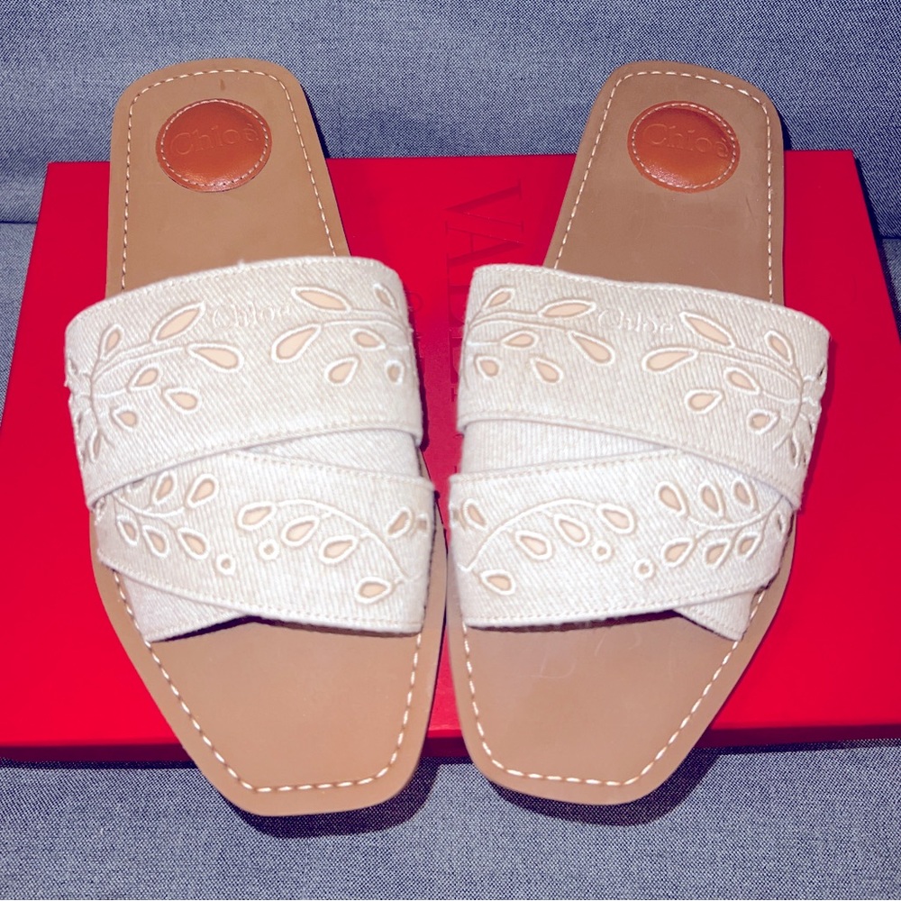 Sold-Chloe Woody Flat Mule (NWT) !